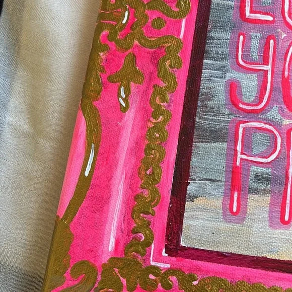 Handmade Neon Sign Painting