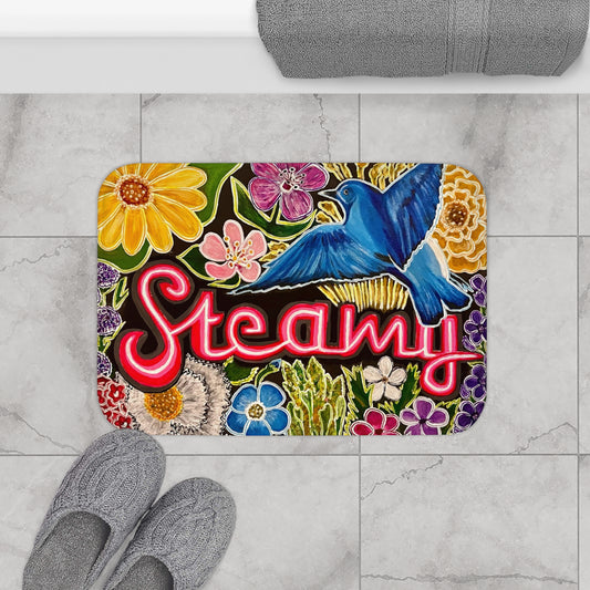 Floral Bath Mat