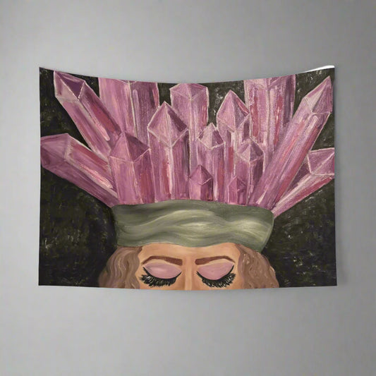 Crystal Crown Tapestry