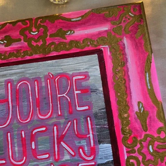 Handmade Neon Sign Painting