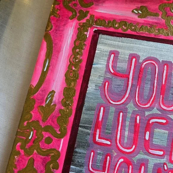 Handmade Neon Sign Painting