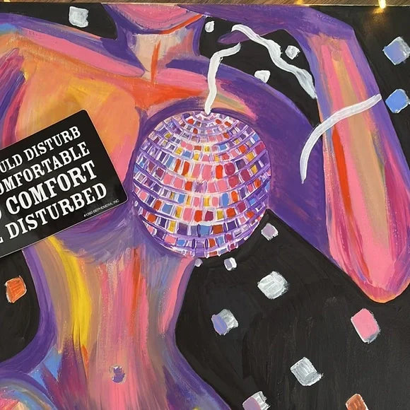 Hand Made Human Form Disco Ball Painting