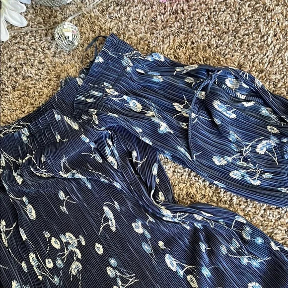 Thrifted Ruffled Off-the-Shoulder Blouse