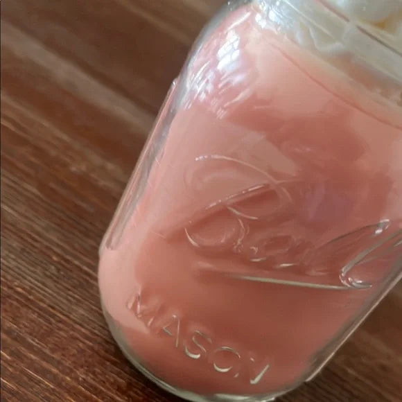 Handmade Orange Creamsicle Milkshake Candle Décor